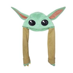 Disney Parks Star Wars Mandalorian Grogu/Baby Yoda plush hat with movable ears